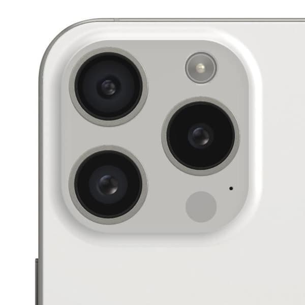 Bagkameraobjektiv til iPhone 15 Pro - AVIZAR - Sort - Højkvalitets beskyttelse Svart