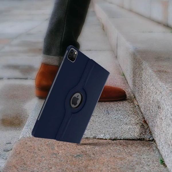 iPad Pro 11 2020-fodral - AVIZAR - Rotationsfodral 360° - Helt skydd - Blå - Unisex Blå