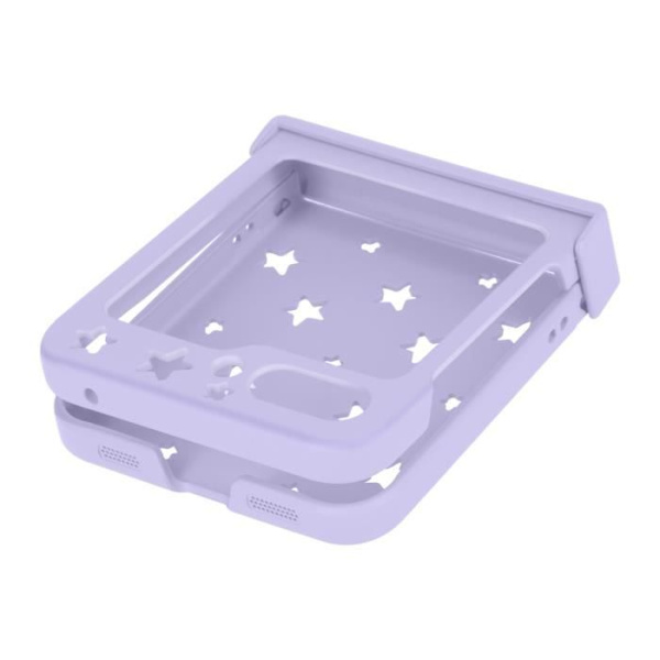 Kotelo - AVIZAR - Samsung Z Flip 5 - Tähtikuvio - Jäykkä - Violetti Violetti