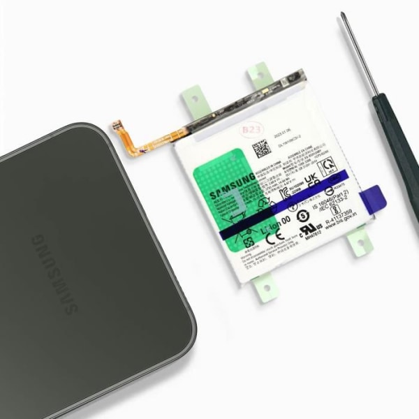 Internt batteri til Samsung Galaxy S23 3900mAh Original EB-BS912ABY Svart