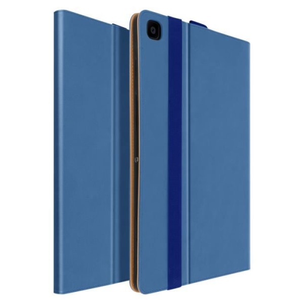 Skal Galaxy Tab A7 10.4 2020 satinläderkorthållare Stativ Funktion Blå