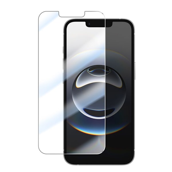 Filmm hjärtat för iPhone 16e Anti-repor Antimikrobiell Panzer Glass Transparent Vit