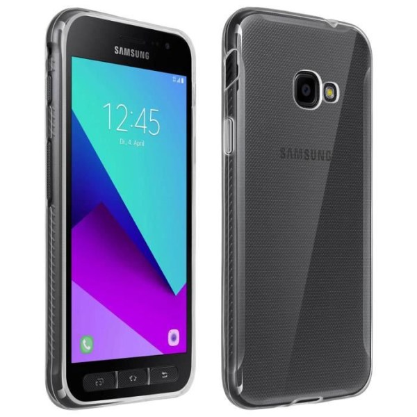 Coque - Galaxy - Xcover 4 - Silikone Blød - Ultra-tynd - Transparent Hvid Klar vit