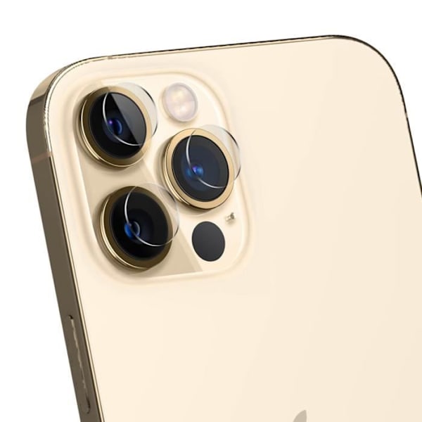 Skydd för kamera - Apple - iPhone 12 Pro Max - Härdat glas - Anti-spår - Repbeständig Vit