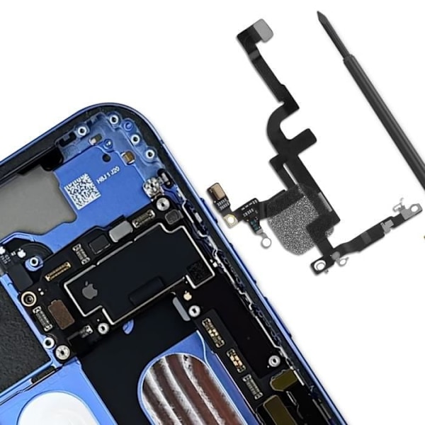 Bluetooth-nappe - iPhone 16 - Erstatning - Kompatibel - Høj kvalitet Svart