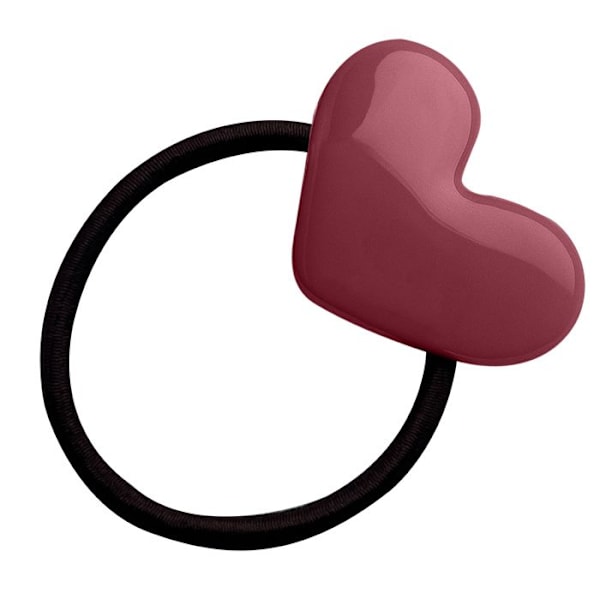 Hår-elastik - AVIZAR - Opaline Hjerte - Rosa - Blød - Fleksibel Støtte Rosa