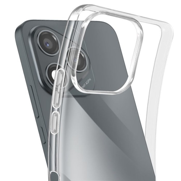 Coque til Honor 400 Lite Blød Silikone Trykfølsom Transparent Vit