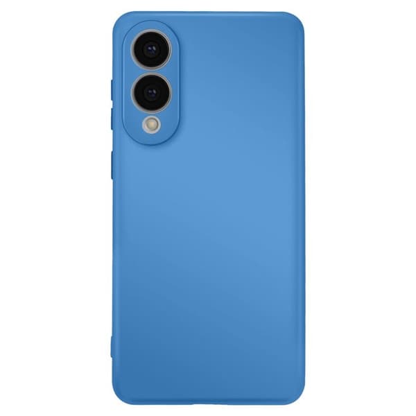 Coque för Galaxy S25 Edge Soft-Touch i Semi-Hårt Blått Blå