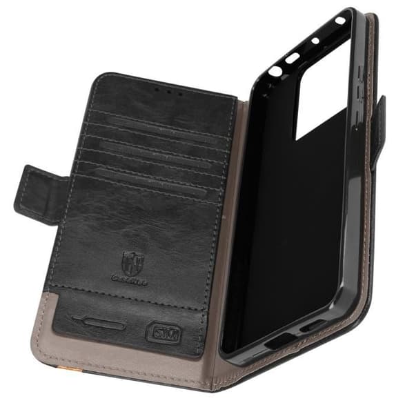 Etui til Xiaomi Redmi Note 13 Pro 5G - AVIZAR - RFID Wallet Video Support - Sort Svart