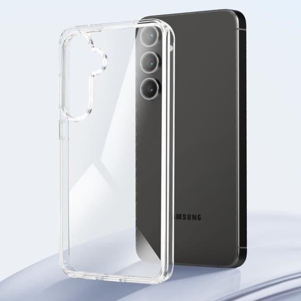 Coque - Samsung Galaxy S24 FE - Hård - Stötsäker - Transparent Transparent