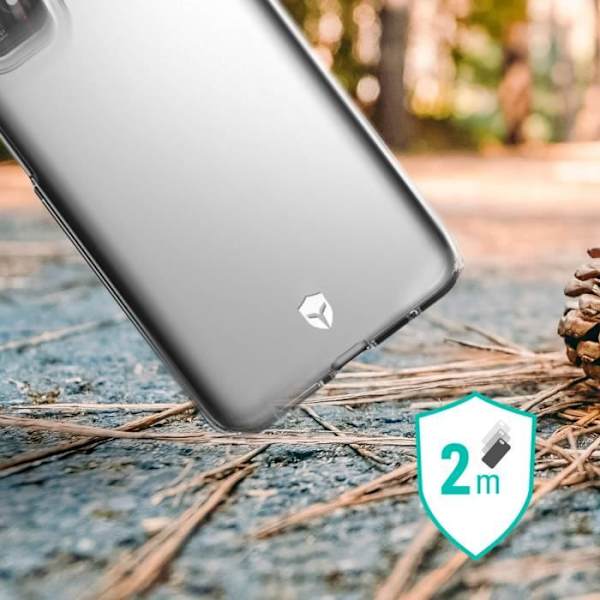 Läpinäkyvä suojakotelo Xiaomi Redmi Note 11 ja 11s:lle putoamisenestotunneille. Vit
