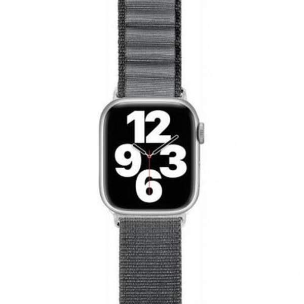 Armband Loop alpin - BIGBEN CONNECTED - Grå - Nylon - Rostfritt stål - Kompatibel med Apple Watch 38-40-41mm Grå