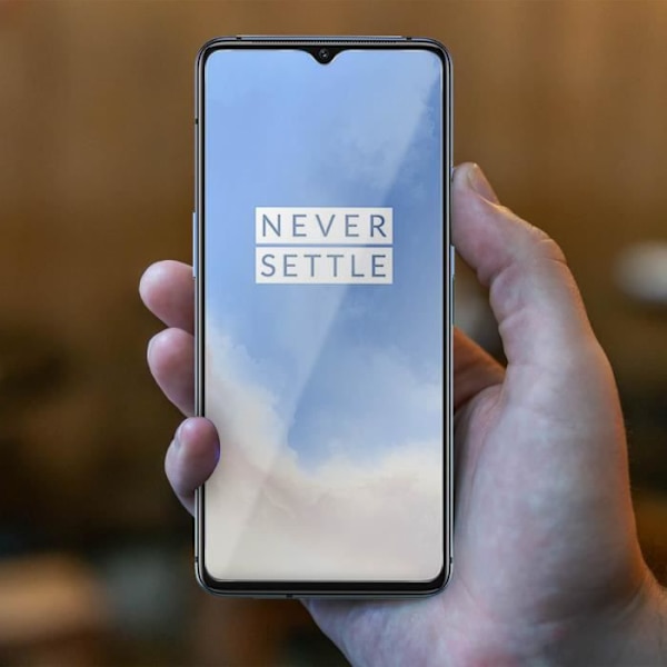 Skydd film - Oneplus - 7T - Härdat glas 9H - Ultra-tunn - Anti-explosion Klar vit