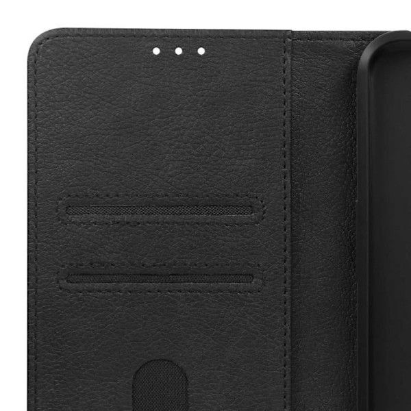 Etui til Samsung Galaxy Xcover 7 - AVIZAR - Chesterfield - Pung og Videostøtte - Sort Svart