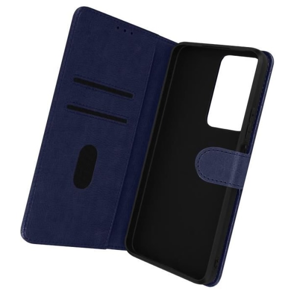 Xiaomi Poco F4 5G Case Flip Wallet Video Support Funktion Midnight Blue