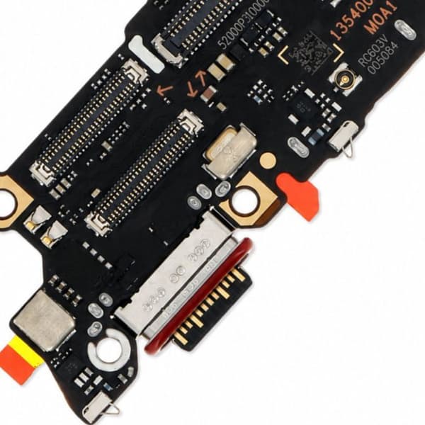 USB-C opladerstik til Xiaomi 17 med mikrofon og SIM-kortlæser Xiaomi sort / sølv Svart