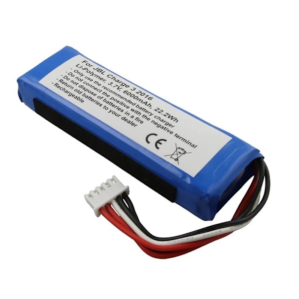 Akku JBL Charge 3 -kaiuttimelle Li-Polymer 3.7V 6000mAh 22.2Wh