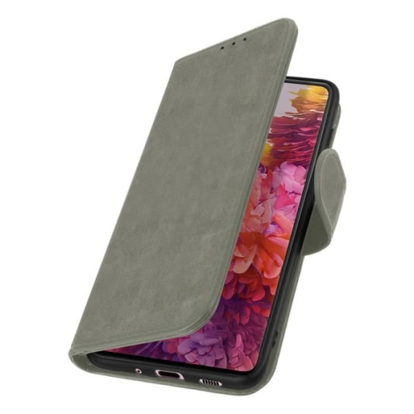 Etui för Samsung Galaxy S20 FE - AVIZAR - Helväsk - Mjuk - Magnetisk - Slät grå