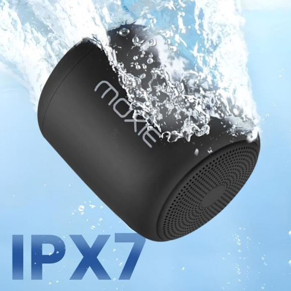Bærbar Bluetooth-højttaler - MOXIE - Moxie Black - 12 timers batterilevetid - Vandtæt - 5W Svart