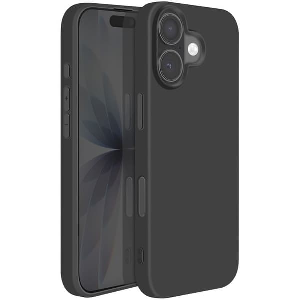 Cover - MAYAXESS - iPhone 17 - Blødt Silikone - Stødabsorberende - Mat Finish Svart