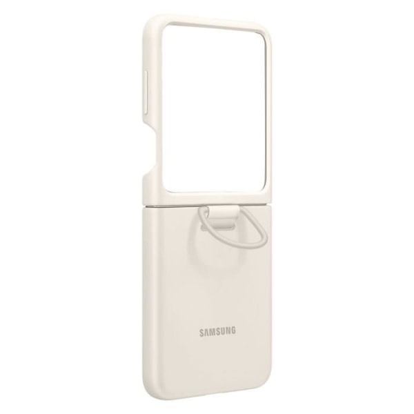 Samsung Galaxy Z Flip 5 beige ringfodral