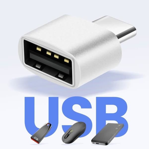 USB C-adapteri - MacBook - Uros naar Naar - 480 Mbps - Hopea - USB 2.0