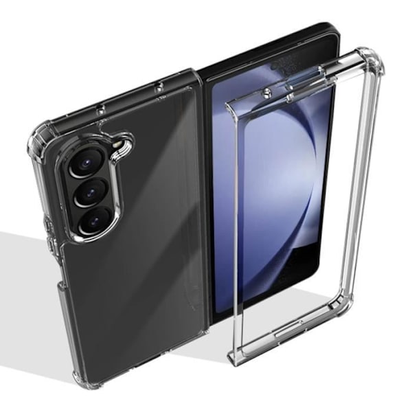 Fodral kompatibelt med Samsung Galaxy Z Fold 5 stötsäkert transparent