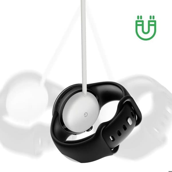 Original USB-C magnetisk kabel til Google Pixel Watch Gen 1 Hvid 1m