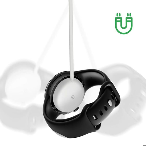 Original USB-C magnetkabel för Google Pixel Watch Vit 1m