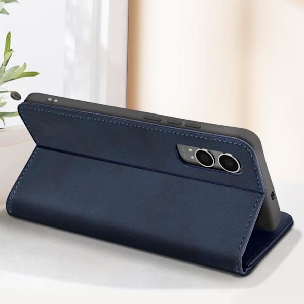 Fodral för OnePlus Nord CE4 Lite Flip Wallet Video Support Midnight Blue Blå