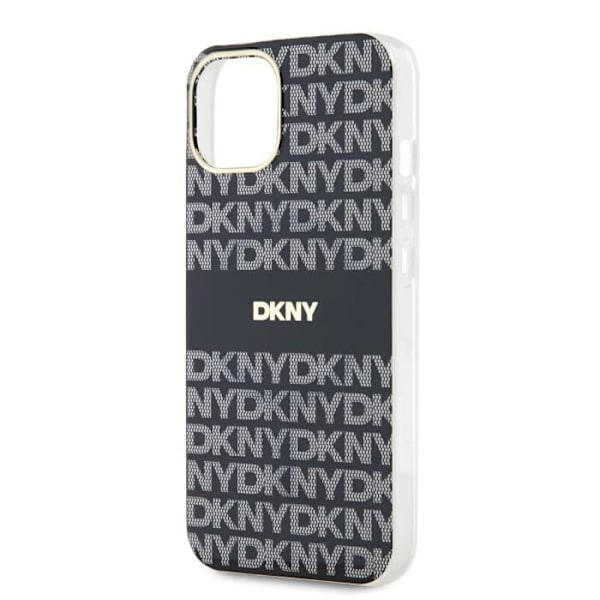 MagSafe-skydd för iPhone 14 i TPU med mönster DKNY svart Svart