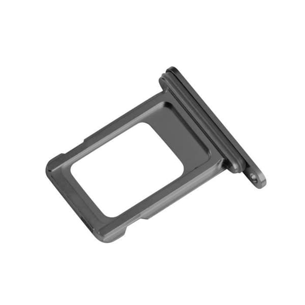 SIM-kortbakke til iPhone 15 Pro og 15 Pro Max Nano SIM - AVIZAR - Sort Titanium - CE og RoHS kompatibel Svart