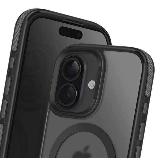MagSafe Cover - AVIZAR - iPhone 17 - Sort - Forstærkede Hörner - Hårdt Beskyttelse Svart