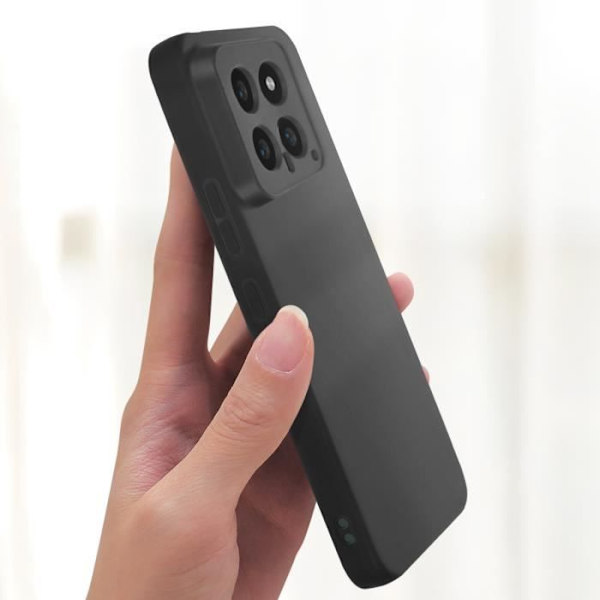 Kotelo Xiaomi 14:lle - AVIZAR - Mattamusta viimeistely - Puolijäykkä - Synteettinen - Sekoitettu Svart