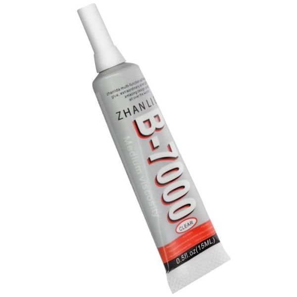 Lim/Bindemiddel - AVIZAR - B-7000 - 15 ml - LCD-Reparation, Glas, Ramme - Vandafvisende
