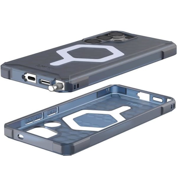 Samsung S25 Ultra Hunajakenno Läpinäkyvä Essential Armor UAG Sininen Blå