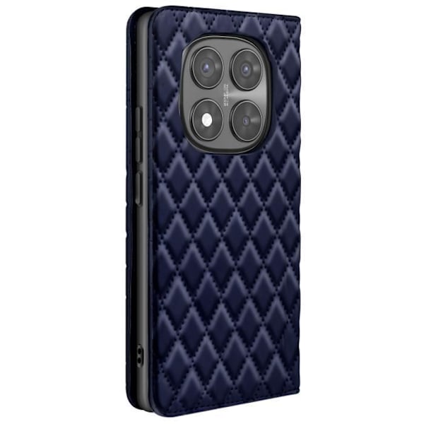 Xiaomi Redmi Note 14 Pro ja 14 Pro Plus Sininen Yö Lompakko Kuori Blå