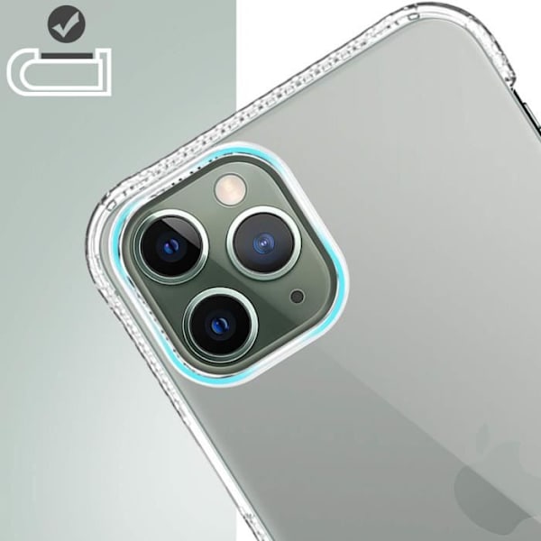 Itskins förstärkt skyddsfodral till iPhone 11 Pro - Genomskinlig Vit