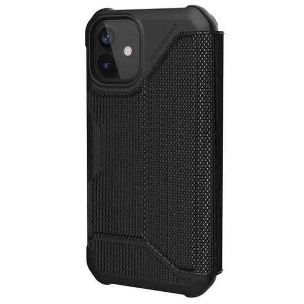 Etui pung - UAG - Metropolis - iPhone 12 Mini - Kevlar Sort - Stødresistent Sort