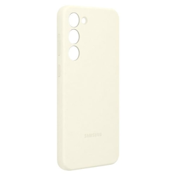 Fodral till Samsung S23 Plus Soft Touch Silikonskydd Original Beige Cream