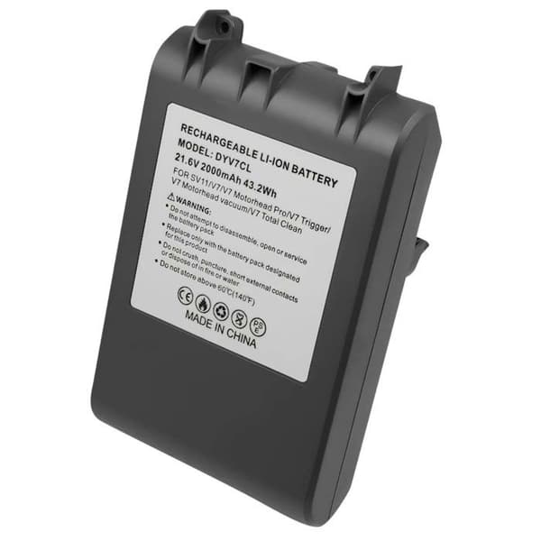 Batteri - AVISERA - Dyson V7 - Li-ion 21.6V - 2000mAh - Grå