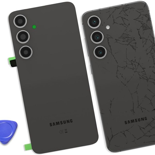 Erstatningsbagrude til Samsung Galaxy S24 FE Sort Svart