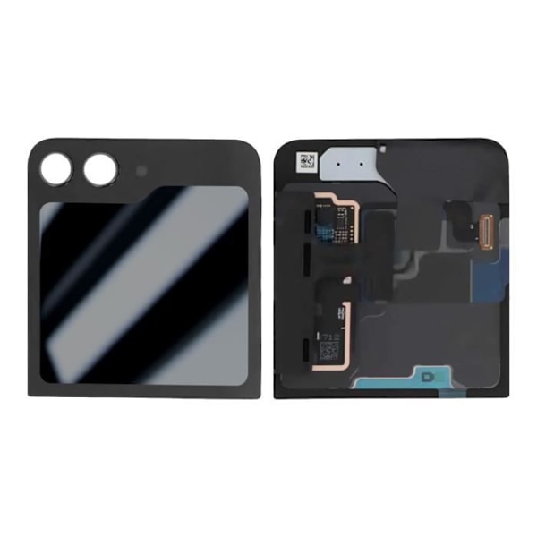 Officiell hel extern skärm för Samsung Z Flip 5 Touch Glass svart chassi Svart