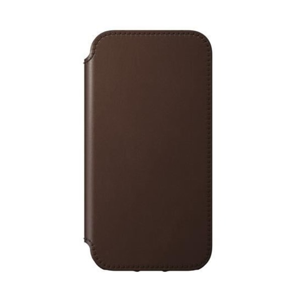 Nomad Rugged Folio Flip Cover til iPhone 12 Mini Brun