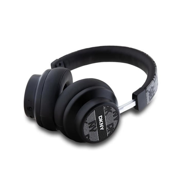 Hörlurar - DKNY - Rutigt mönster - Bluetooth 5.3 - Batteritid 30 timmar - Över-örat Svart