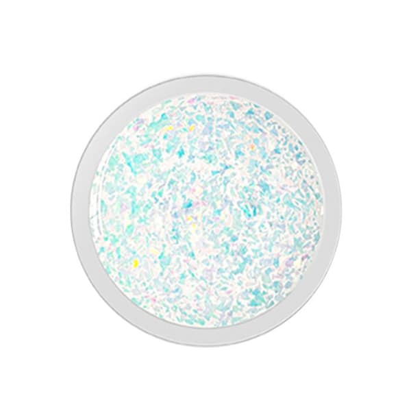 Support Smartphone PopGrip MagSafe Funktion Stativ og Selfie Glitrende Effekt PopSockets Hvid Vit