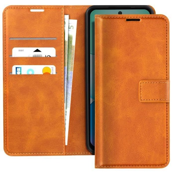 Xiaomi Redmi 13 Lompakko, Tuki Videolle, Vaalea Ruskea kastanj