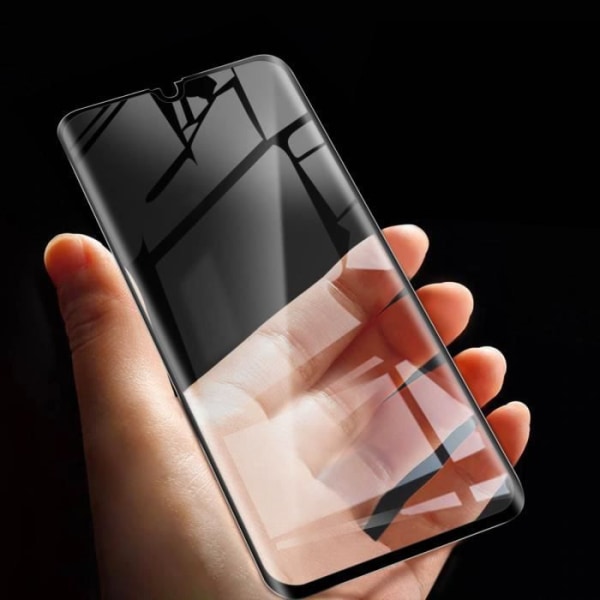 Näyttökalvo - AVIZAR - Samsung Galaxy A40 - 9H karkaistu lasi - Viistetty - Läpinäkyvä Transparent, svart