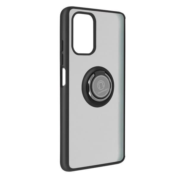 Coque - Xiaomi - Redmi Note 10 / Note 10s - Metal Ring - Polycarbonat - Sort Svart