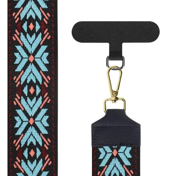 Puhelinhihna, Ethnik Lake Blue Black Collection Svart
